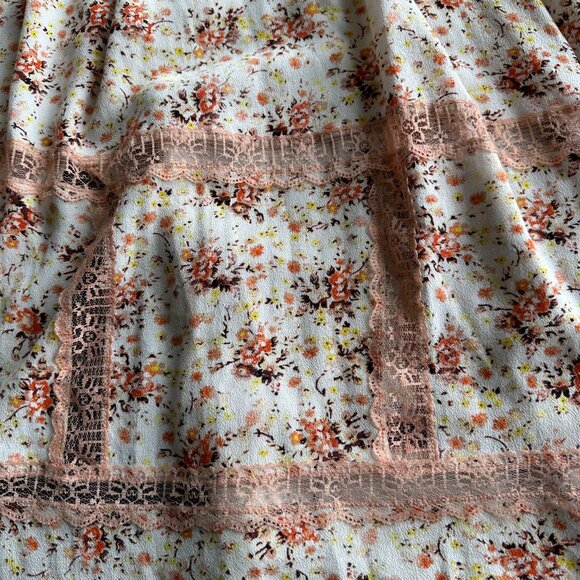 Free People Intimately Wide-Leg Cropped Floral Pants - Small - Picture 4 of 7